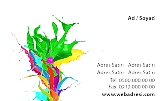 Kartvizit Tasarım ve Baskı